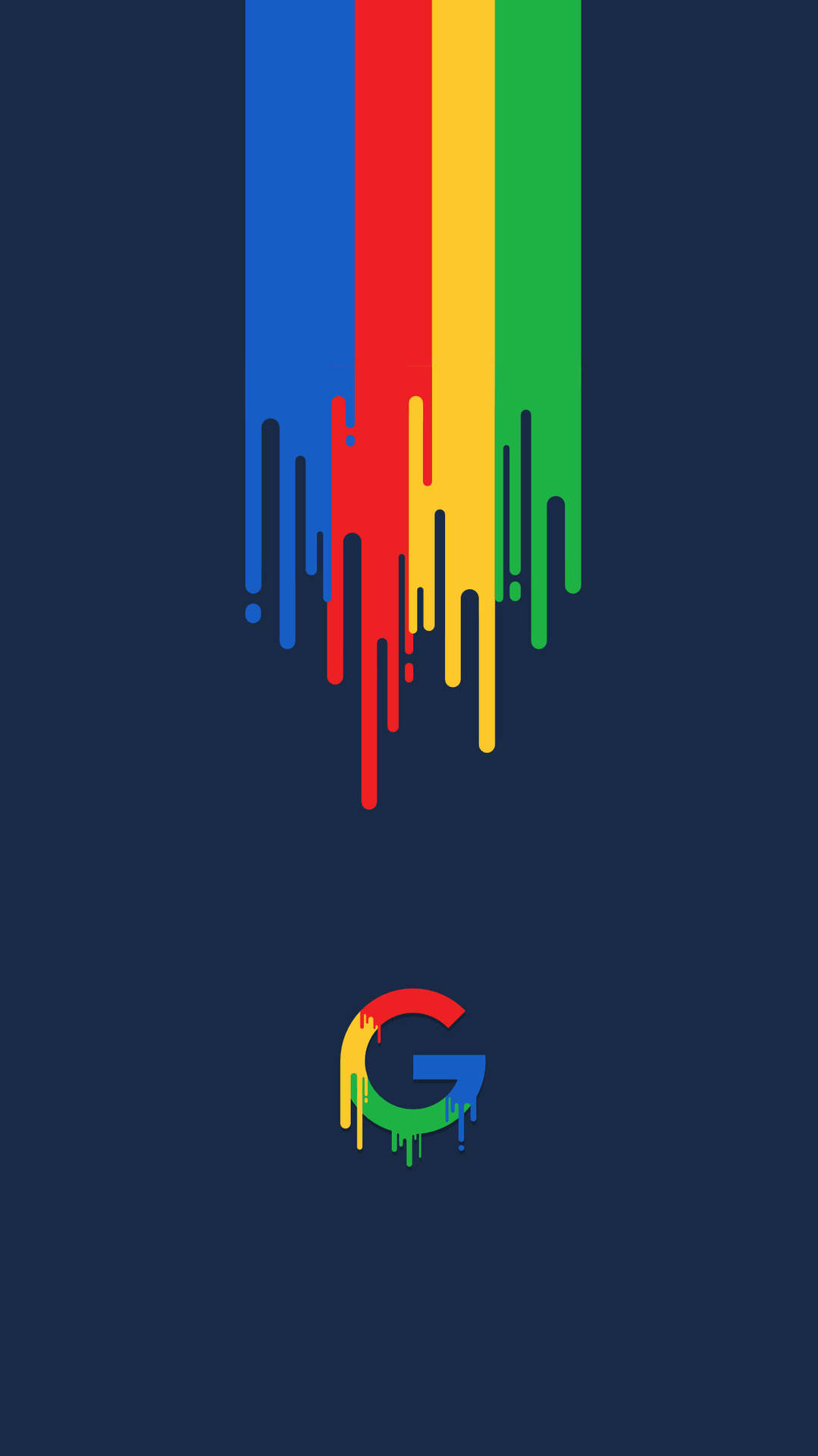 Google Pixel 5 Paint Drip Art