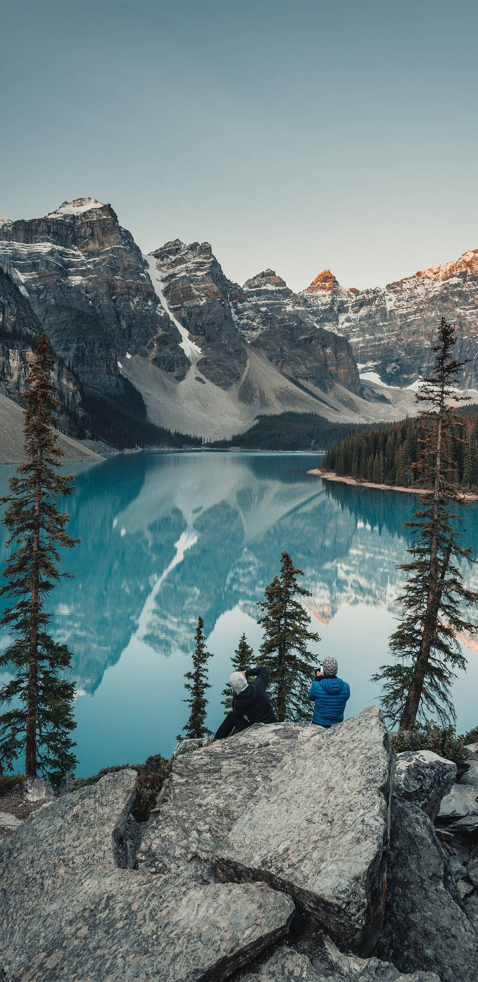 Google Pixel Moraine Lake Wallpaper