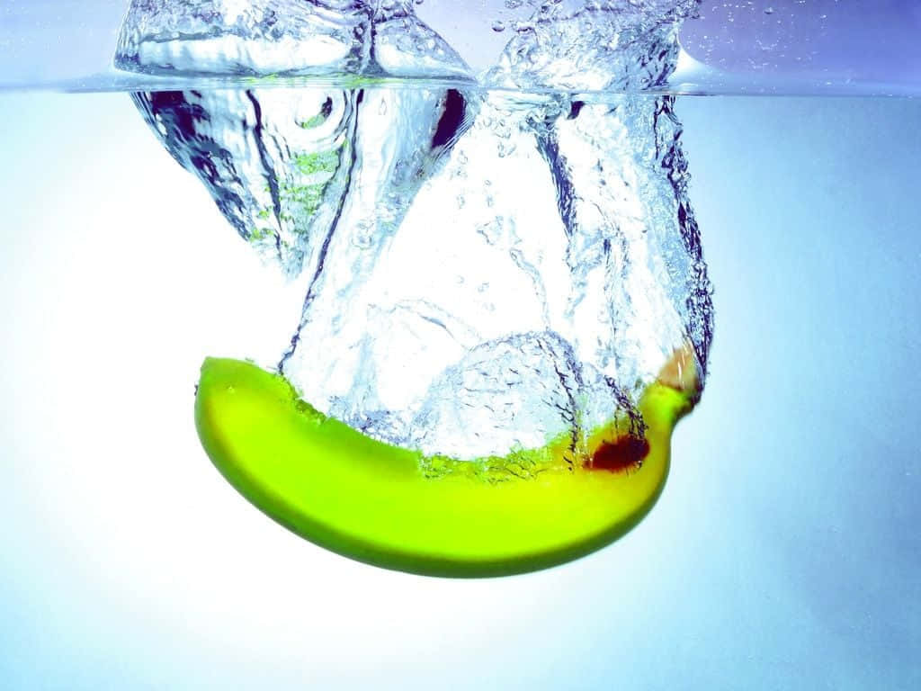 Googlepixel Água Verde Banana Papel de Parede