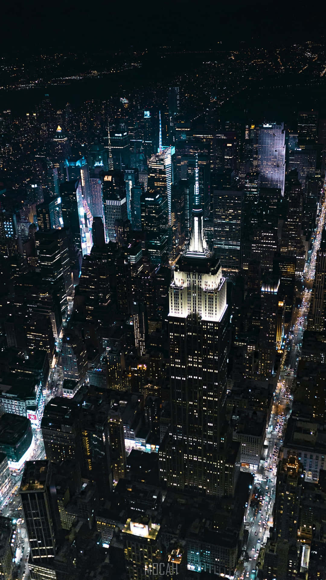 A City At Night Wallpaper