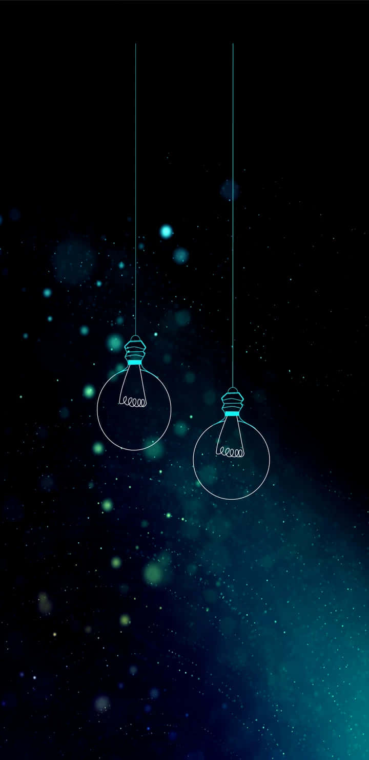 Two Lights Hanging In The Sky Wallpaper