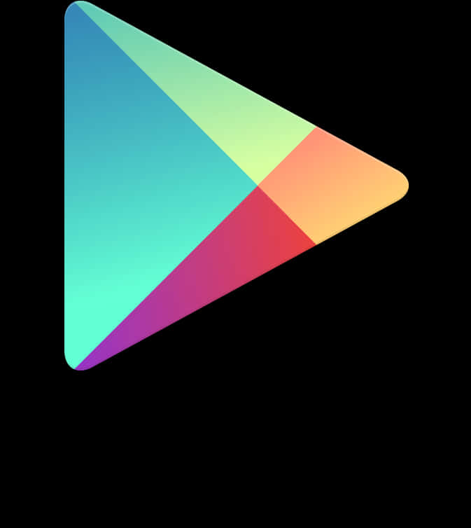 Google Play Logo Gradient Triangle PNG