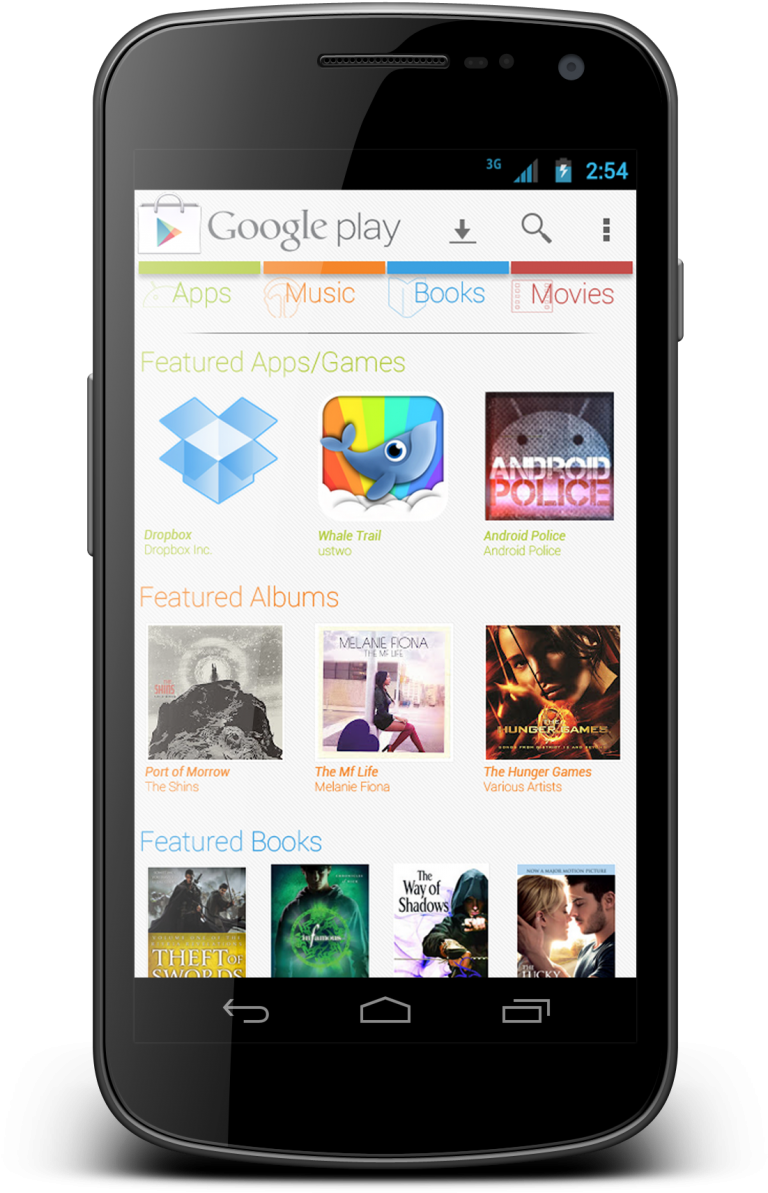 Google Play Store Interfaceon Smartphone PNG