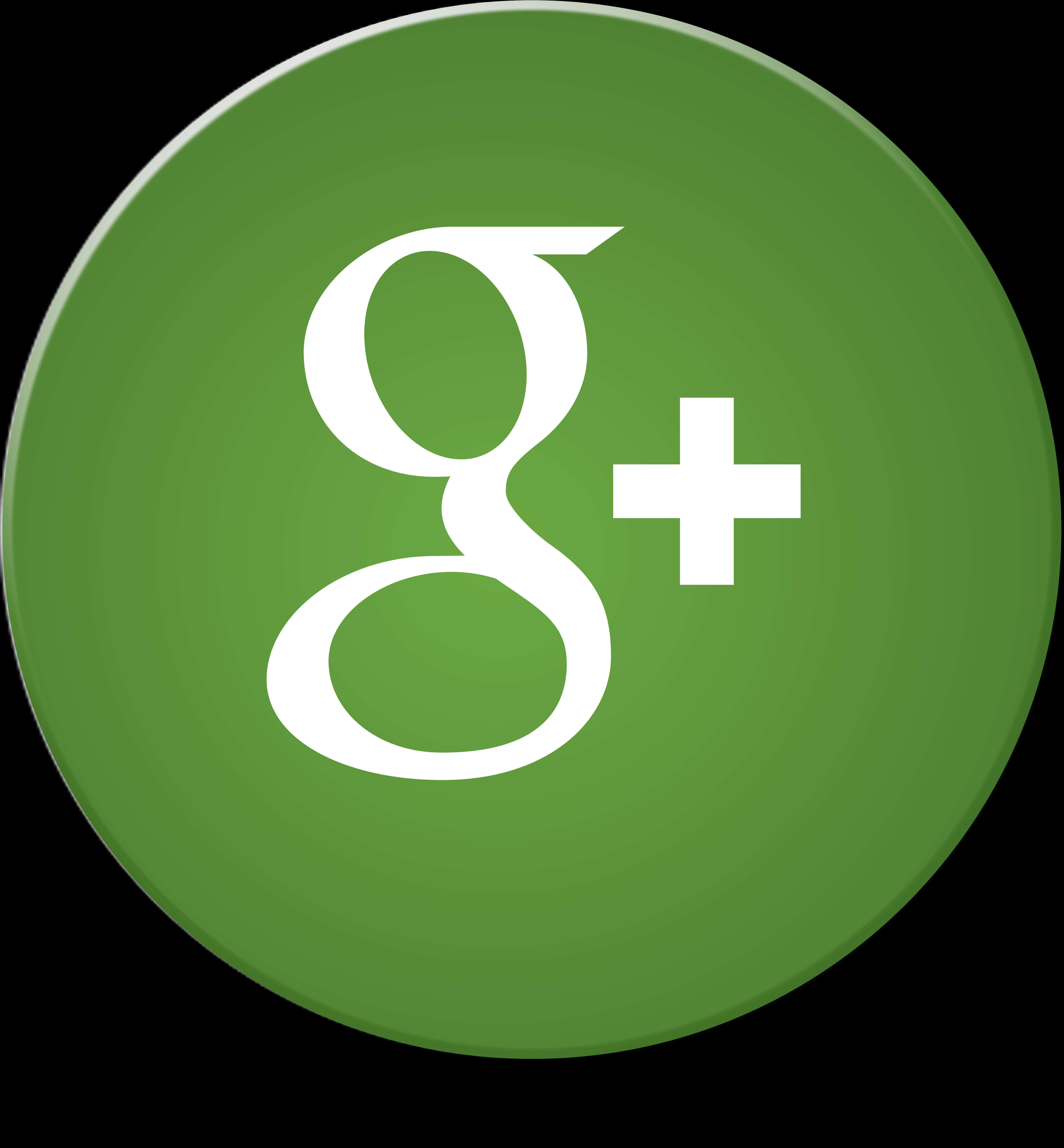 Google Plus Logo Green Background PNG