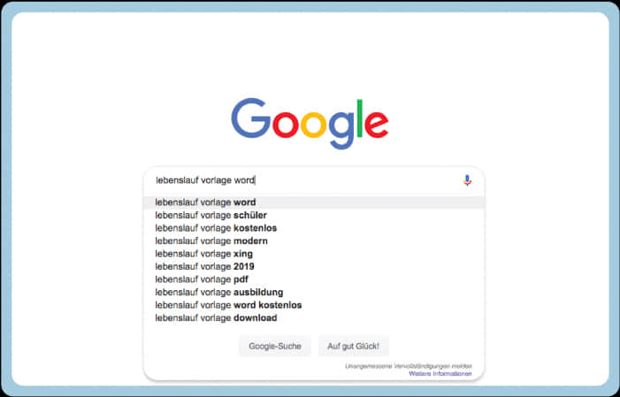 Google Search Autocomplete Suggestions PNG