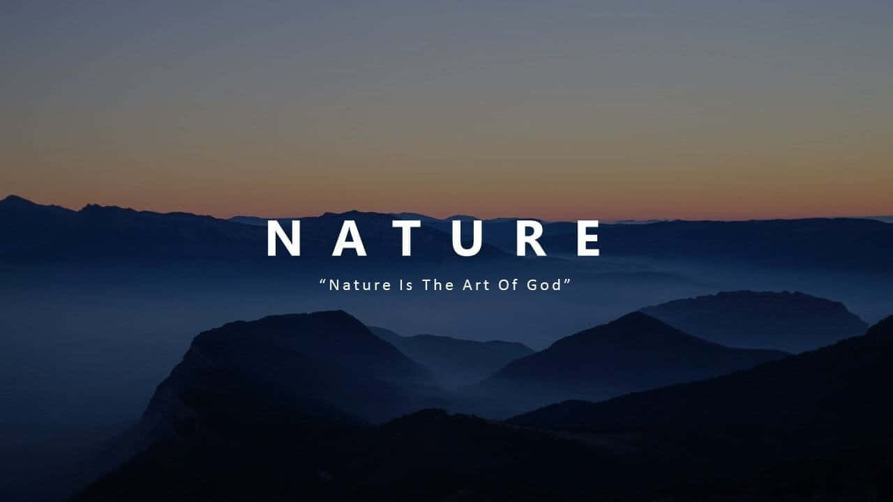 Nature Google Slides Background Design Background