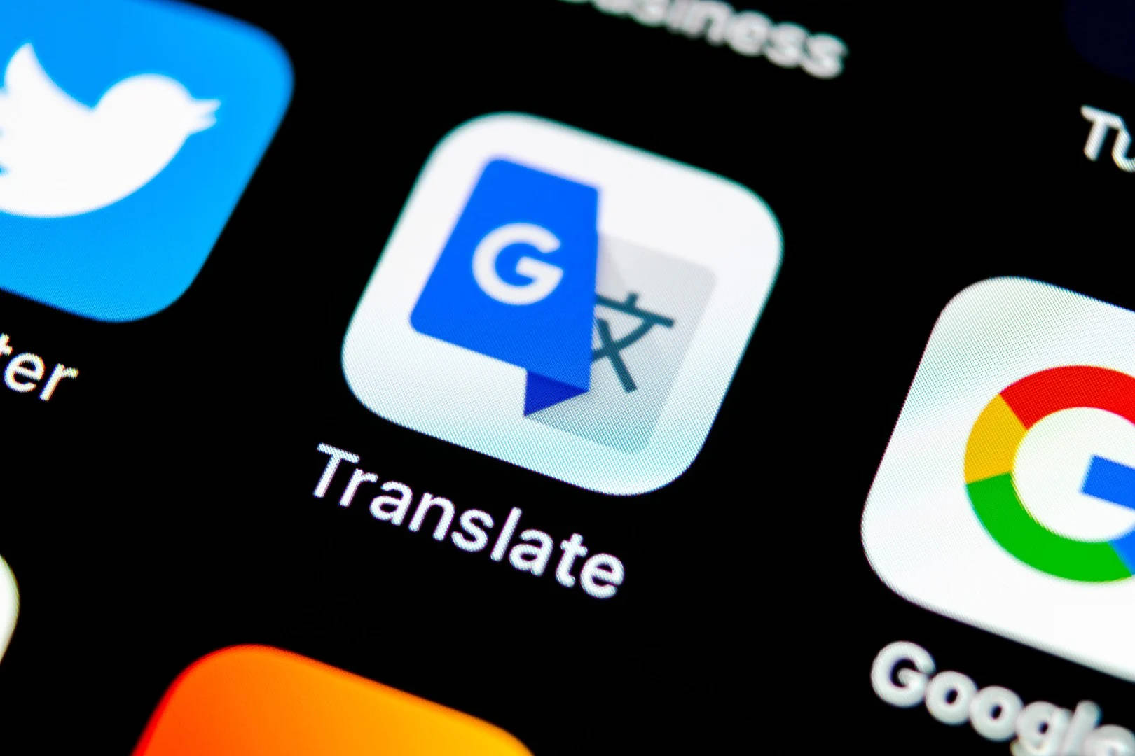Iconadell'app Apple Di Google Translate Sfondo