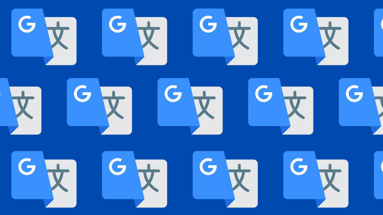 Google Translate Logo Tiles Wallpaper