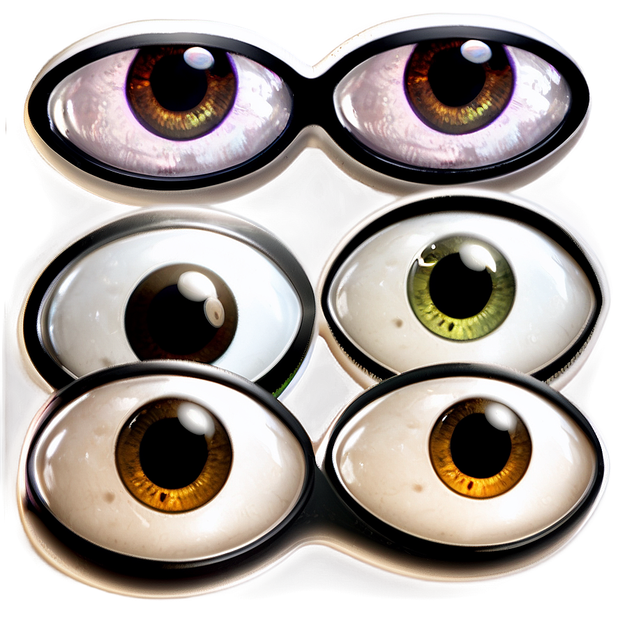 Download Googly Eyes Pack Png 05242024 | Wallpapers.com