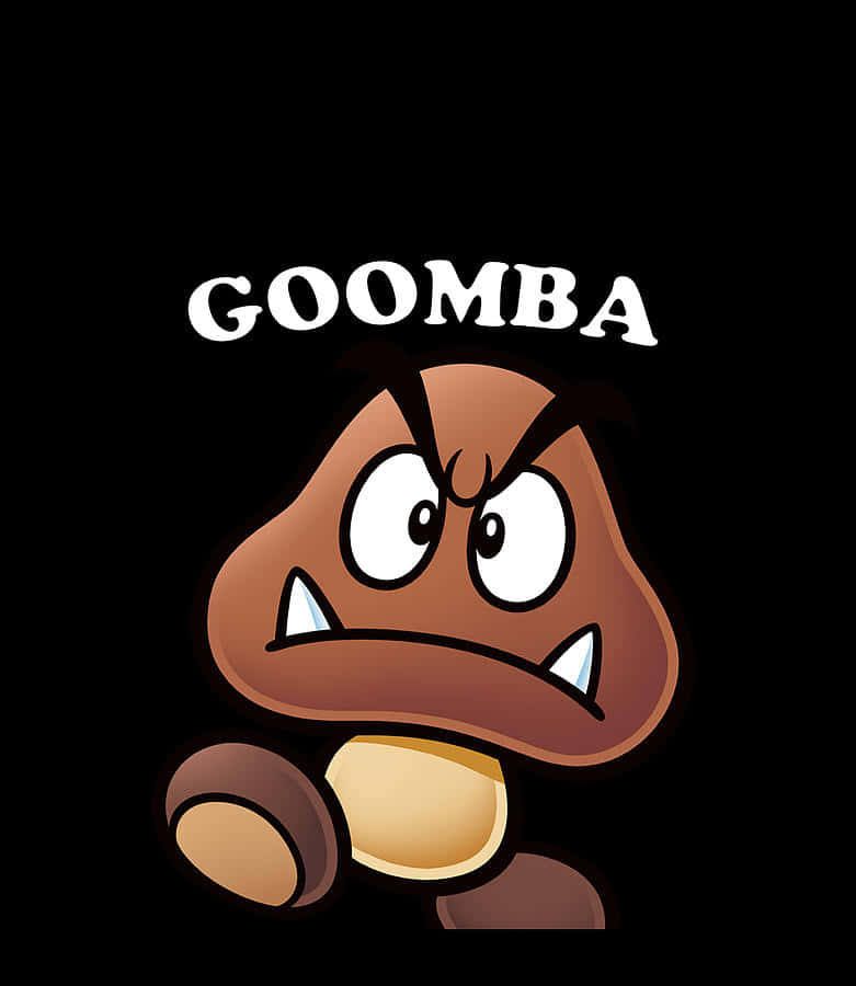 Goomba character from Super Mario gaming series Wallpaper