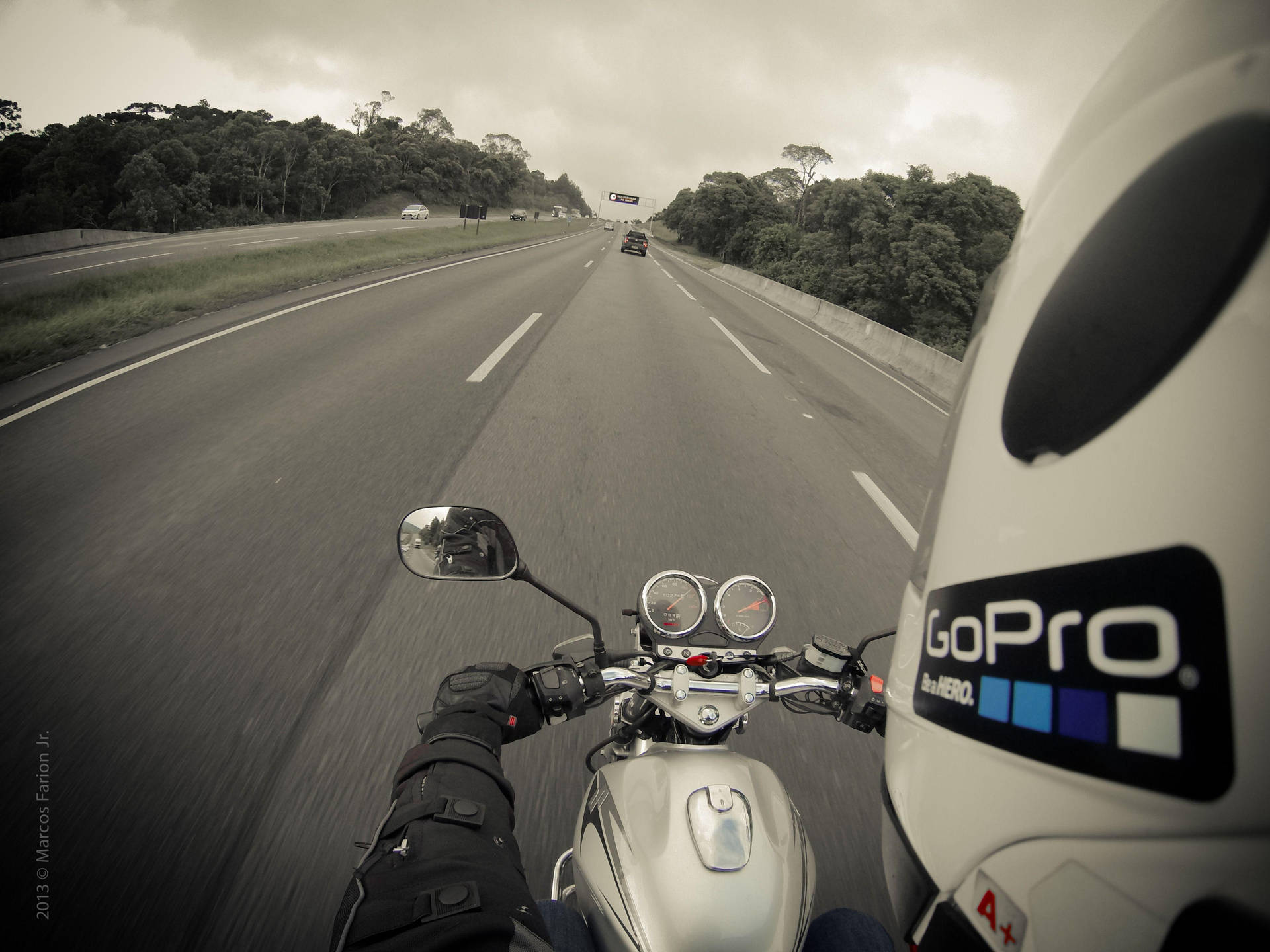 Gopro Motorcycle Helmet Background