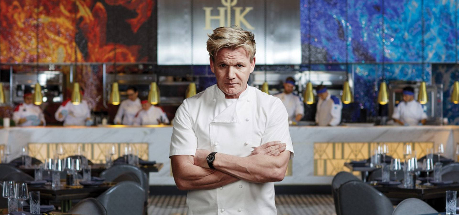 Gordonramsay Hell's Kitchen (la Cocina Infernal De Gordon Ramsay) Fondo de pantalla