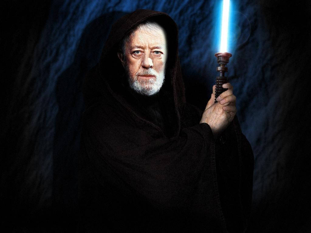 Gorgeous Alec Guinness In Star Wars Wallpaper