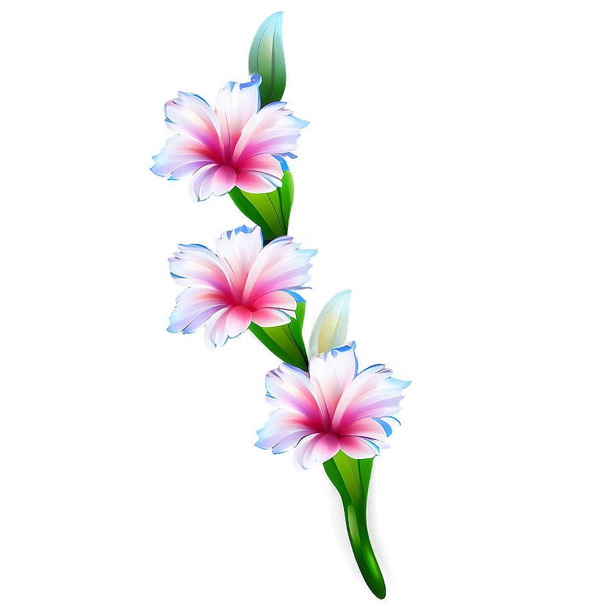 Gorgeous Flower Art Png Kre PNG