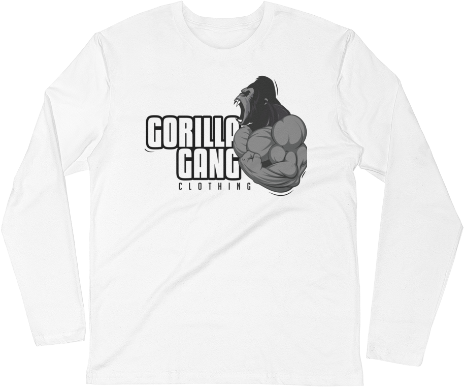 Gorilla Gang Clothing Long Sleeve Shirt PNG