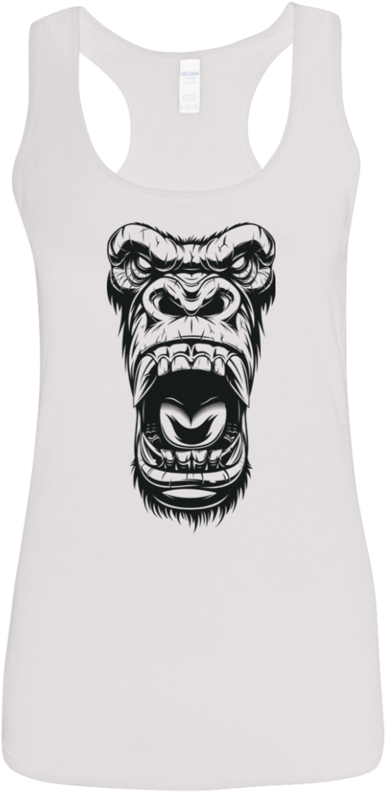 Gorilla Graphic Tank Top PNG