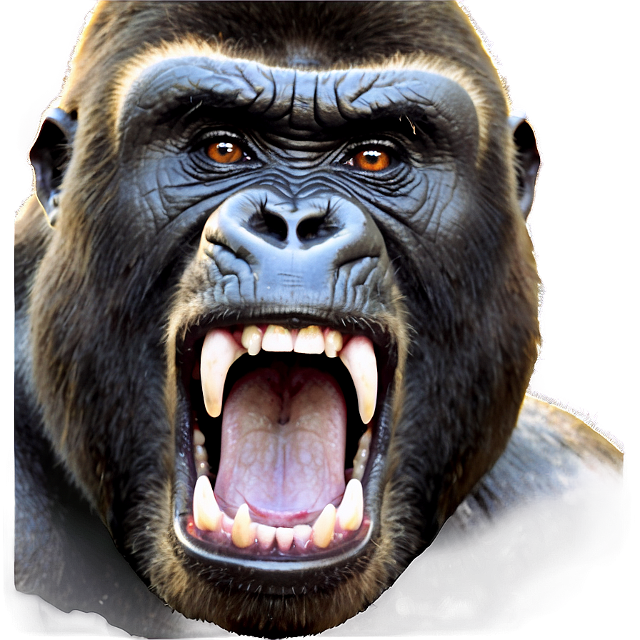 Gorilla In Rage Png Piq13 PNG