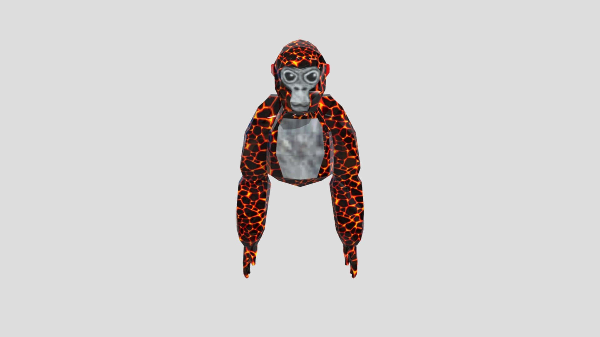 Gorillatag Modelo 3d De Estampado De Leopardo. Fondo de pantalla