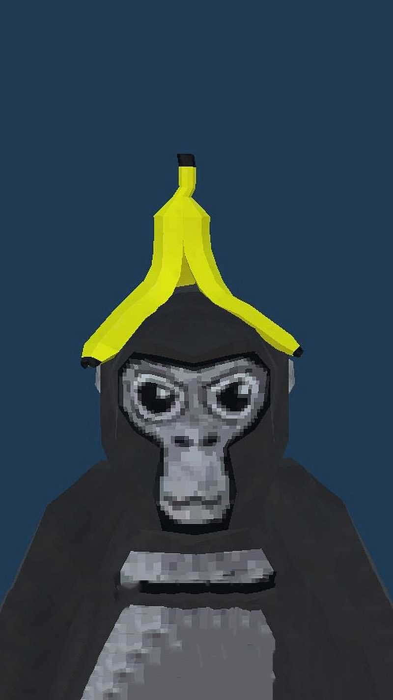 Gorilatag Con Retrato De Cáscara De Plátano Fondo de pantalla