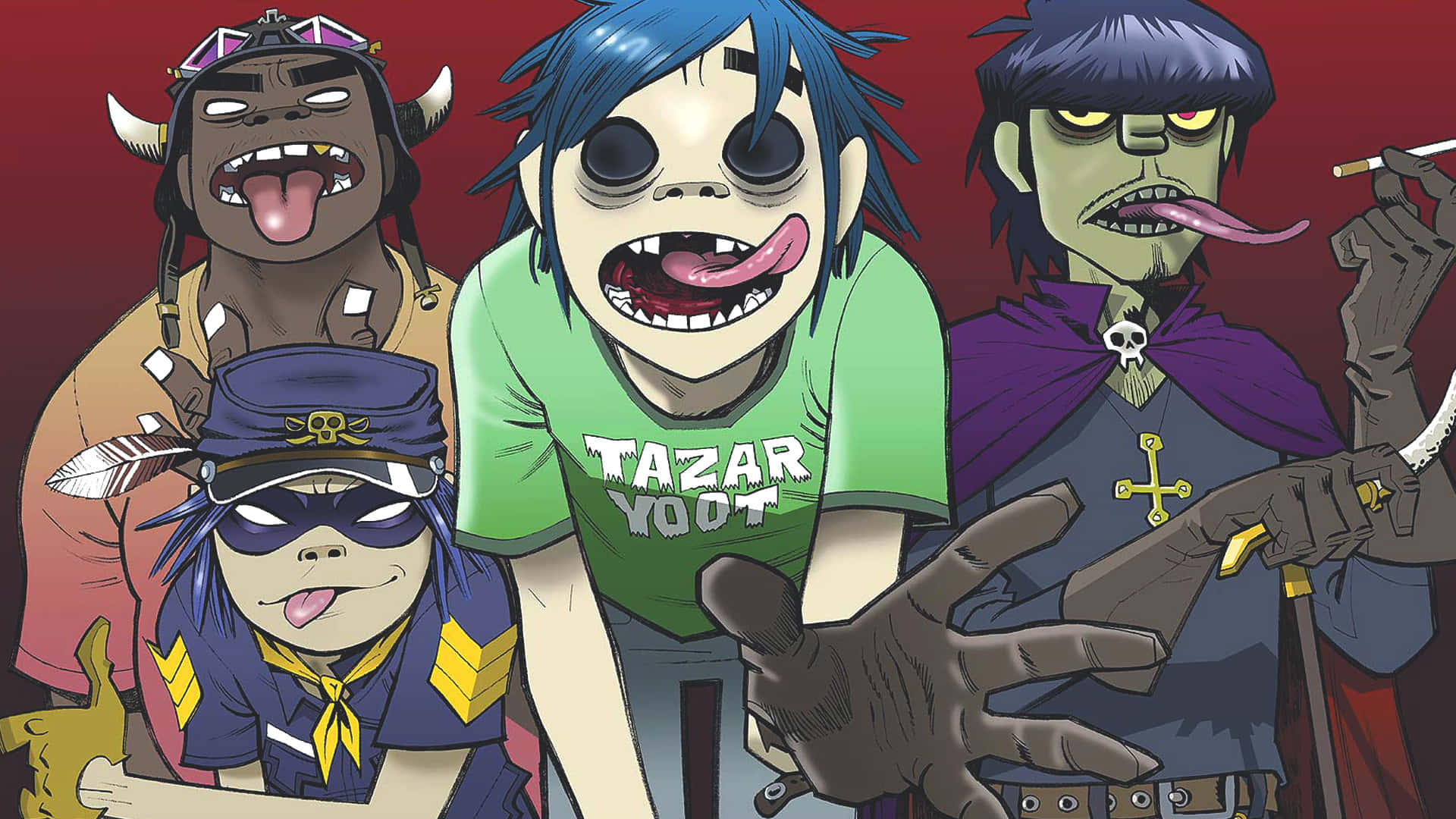 Gorillaz Band Leaders 2D and Murdoc