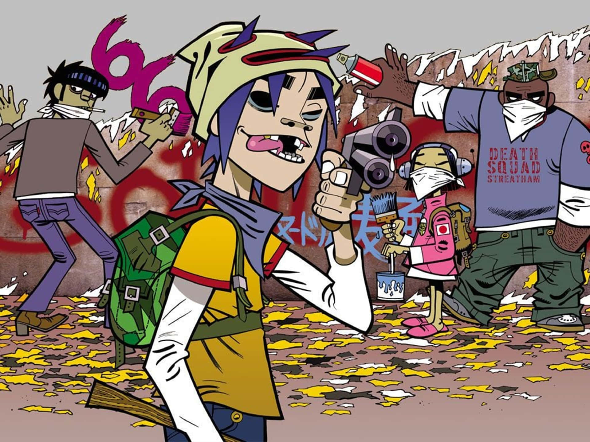 Join the stage with Gorillaz 4K Wallpaper