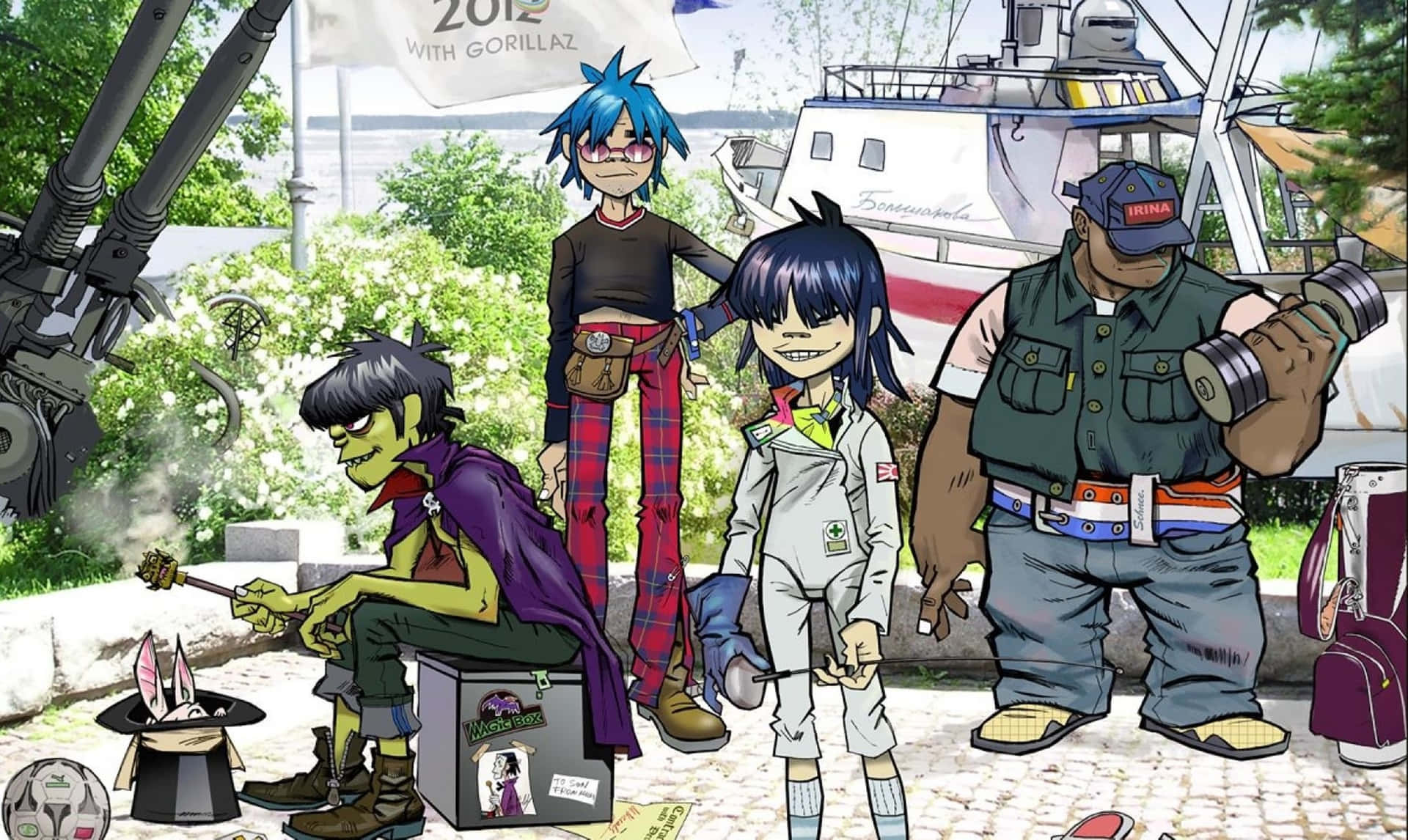 Celebrate the Music from Gorillaz with 4K Detail Wallpaper