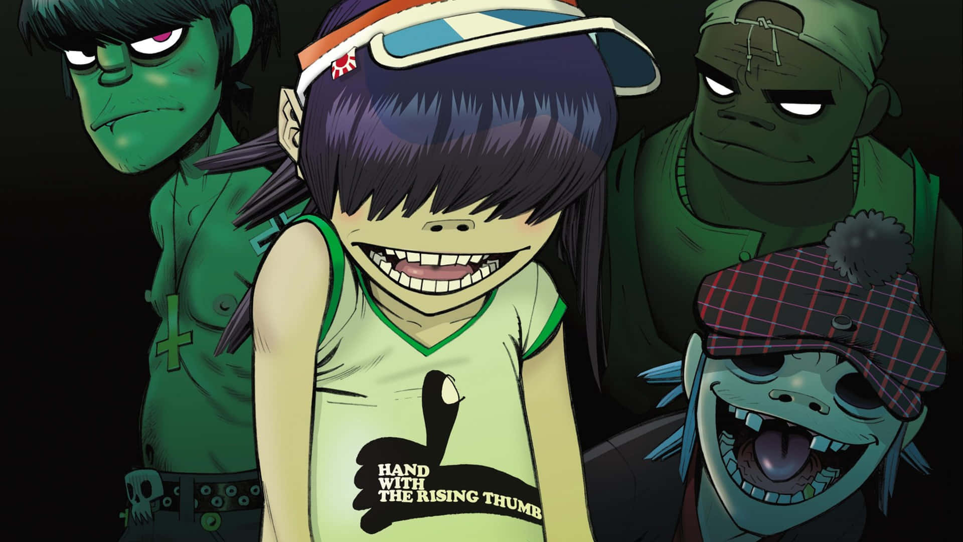 Gorillaz' gorgeous and colorful 4K wallpaper Wallpaper