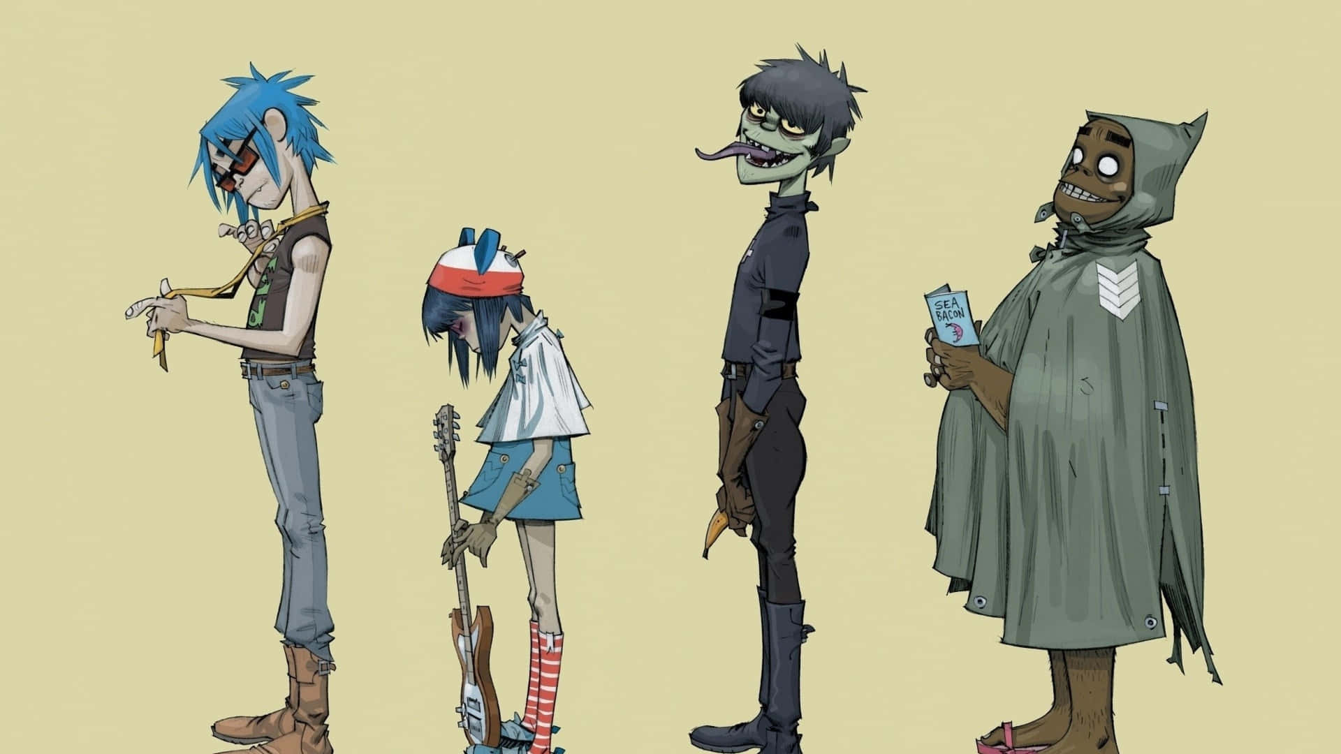 Subverting The Norm: The Bold Uniqueness Of Gorillaz Wallpaper