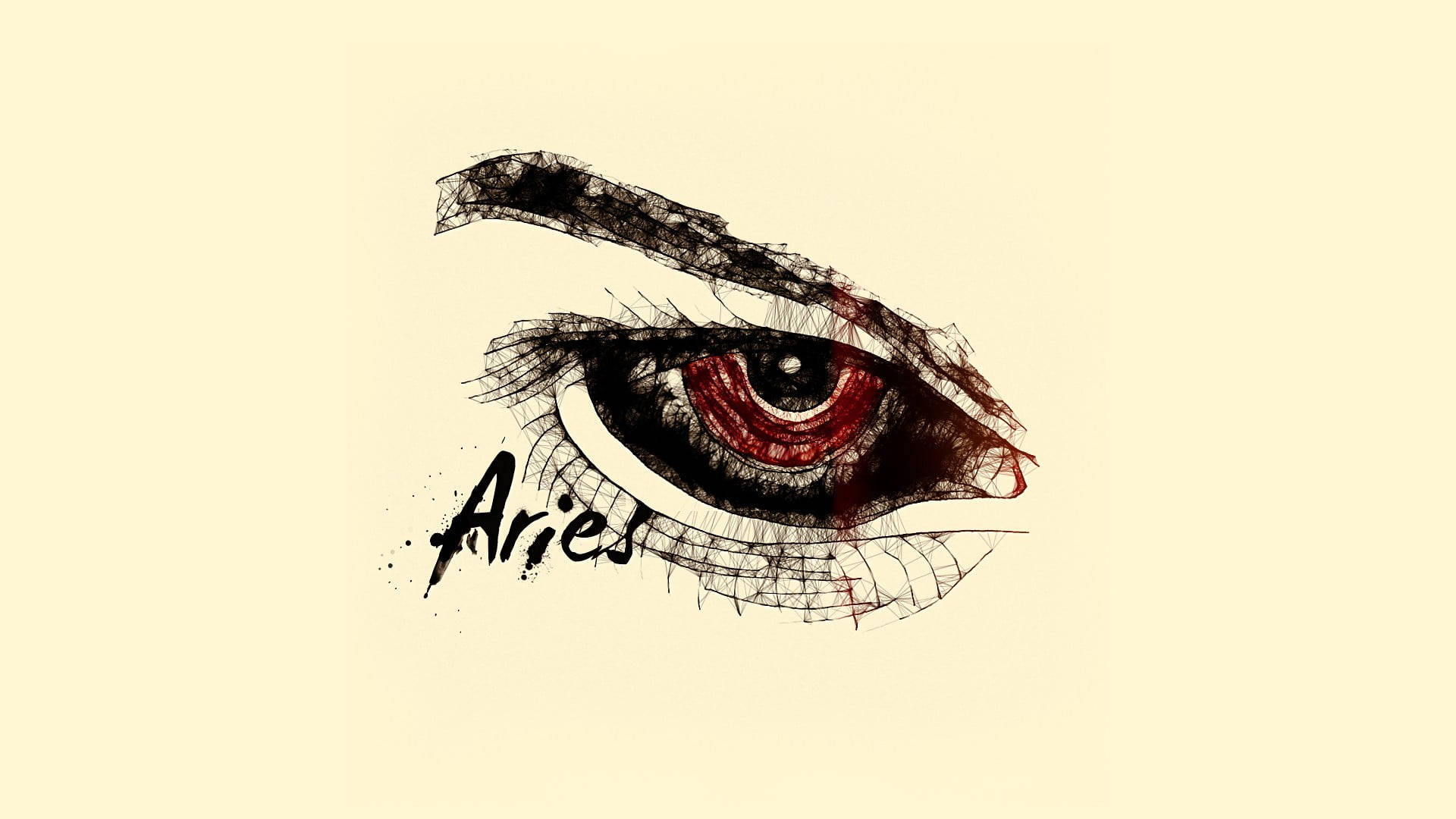 Goth Eye Aries Aesthetic