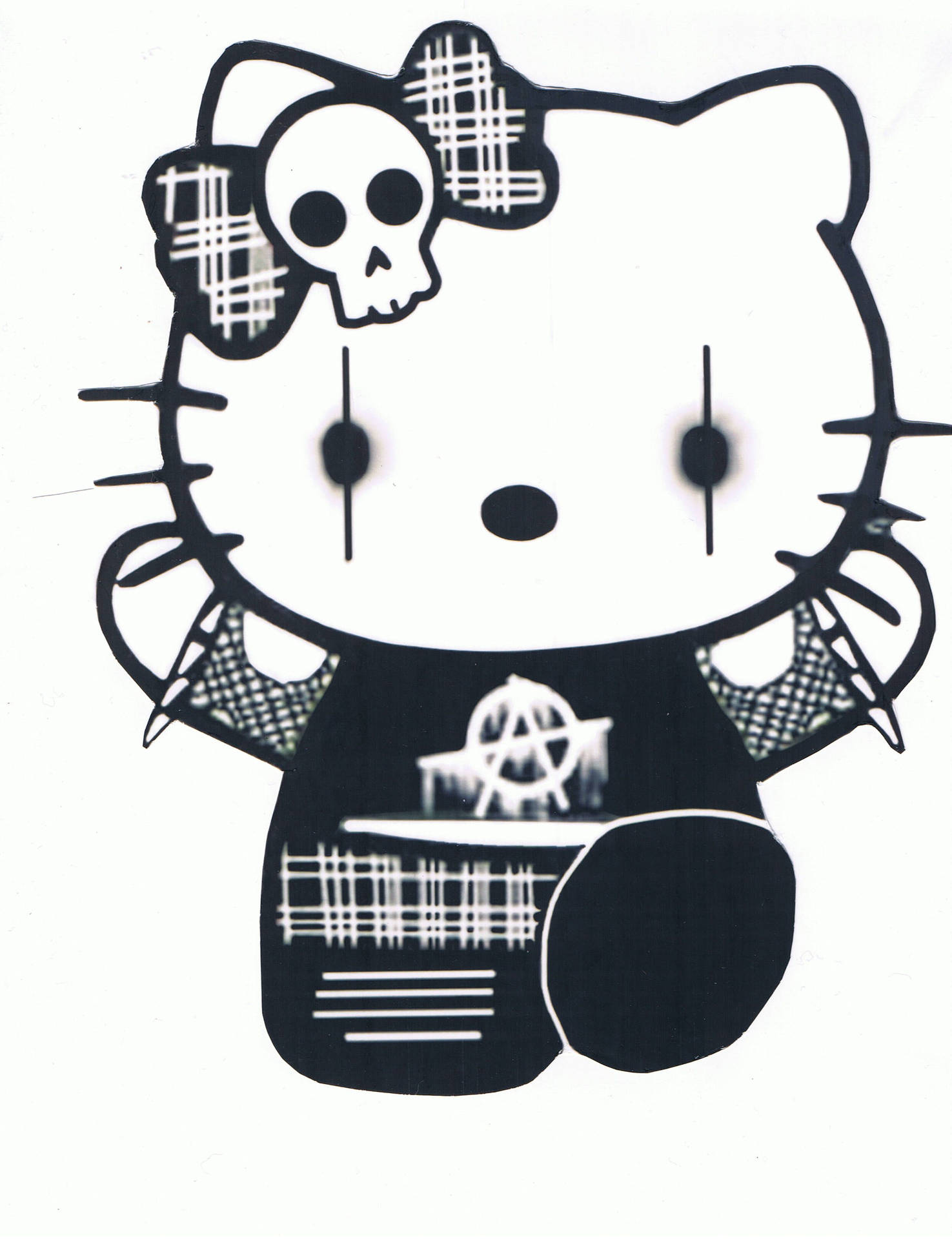 Goth Hello Kitty Wallpaper