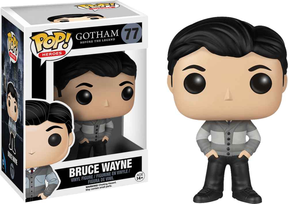 Gotham Bruce Wayne Funko Pop PNG