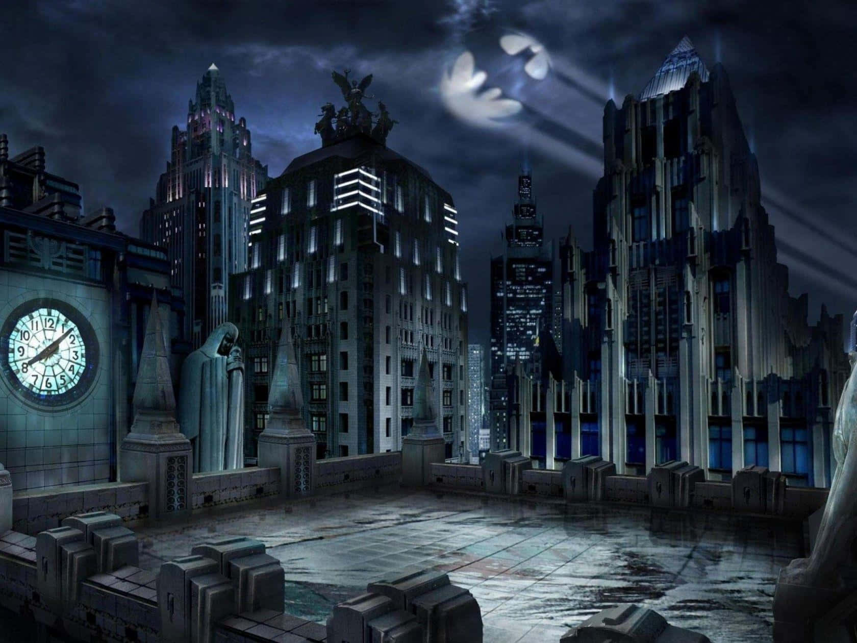 Gothamcity Hintergrund 1680 X 1260