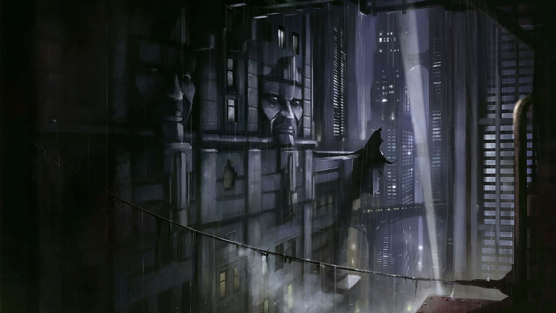Gotham City at Night-time