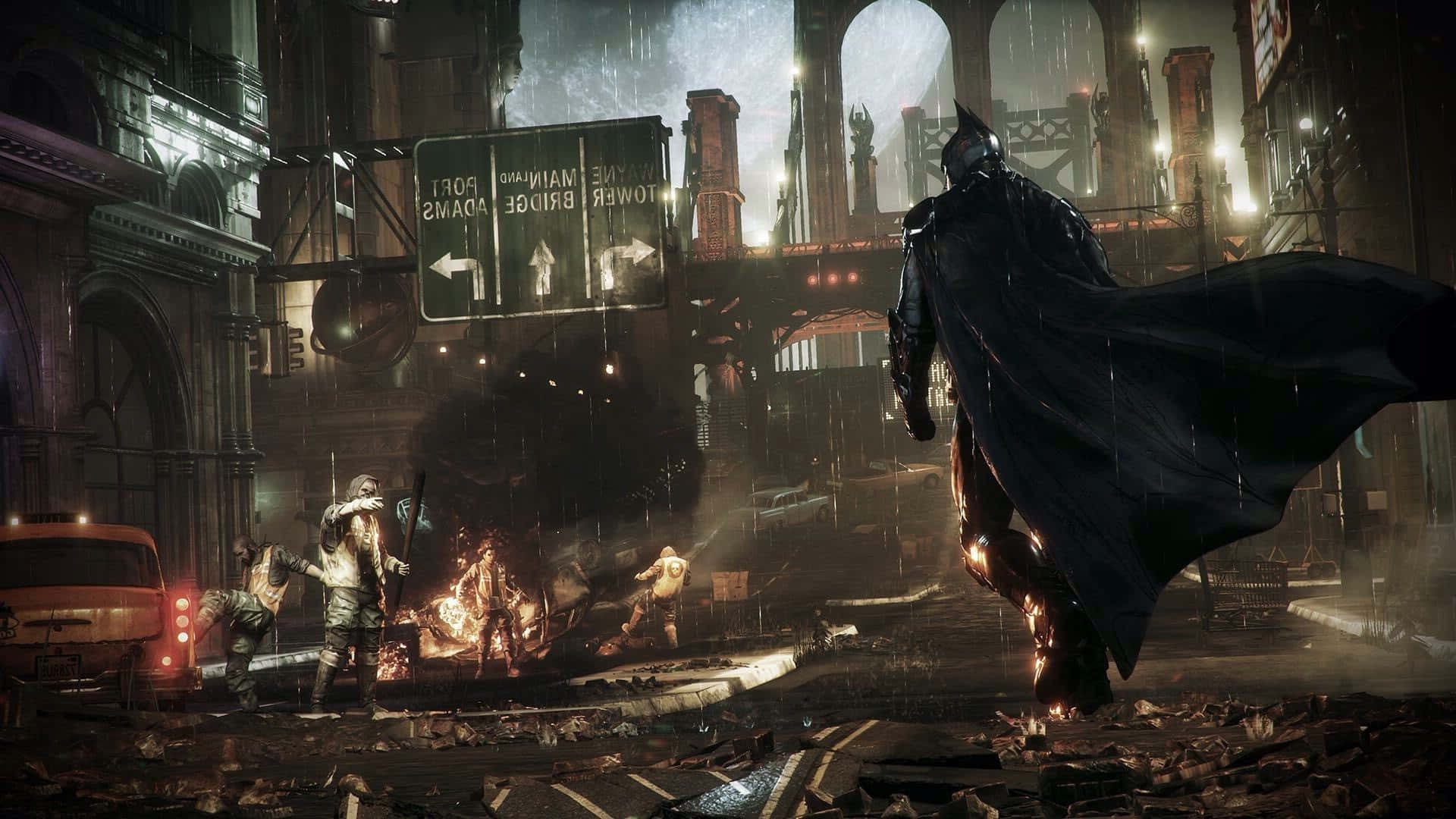 Gothamcity 1920 X 1080 Hintergrund