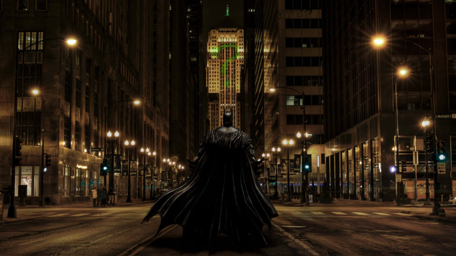 Välkommentill Gotham City - Den Framtida Hemstaden För Batman. Wallpaper