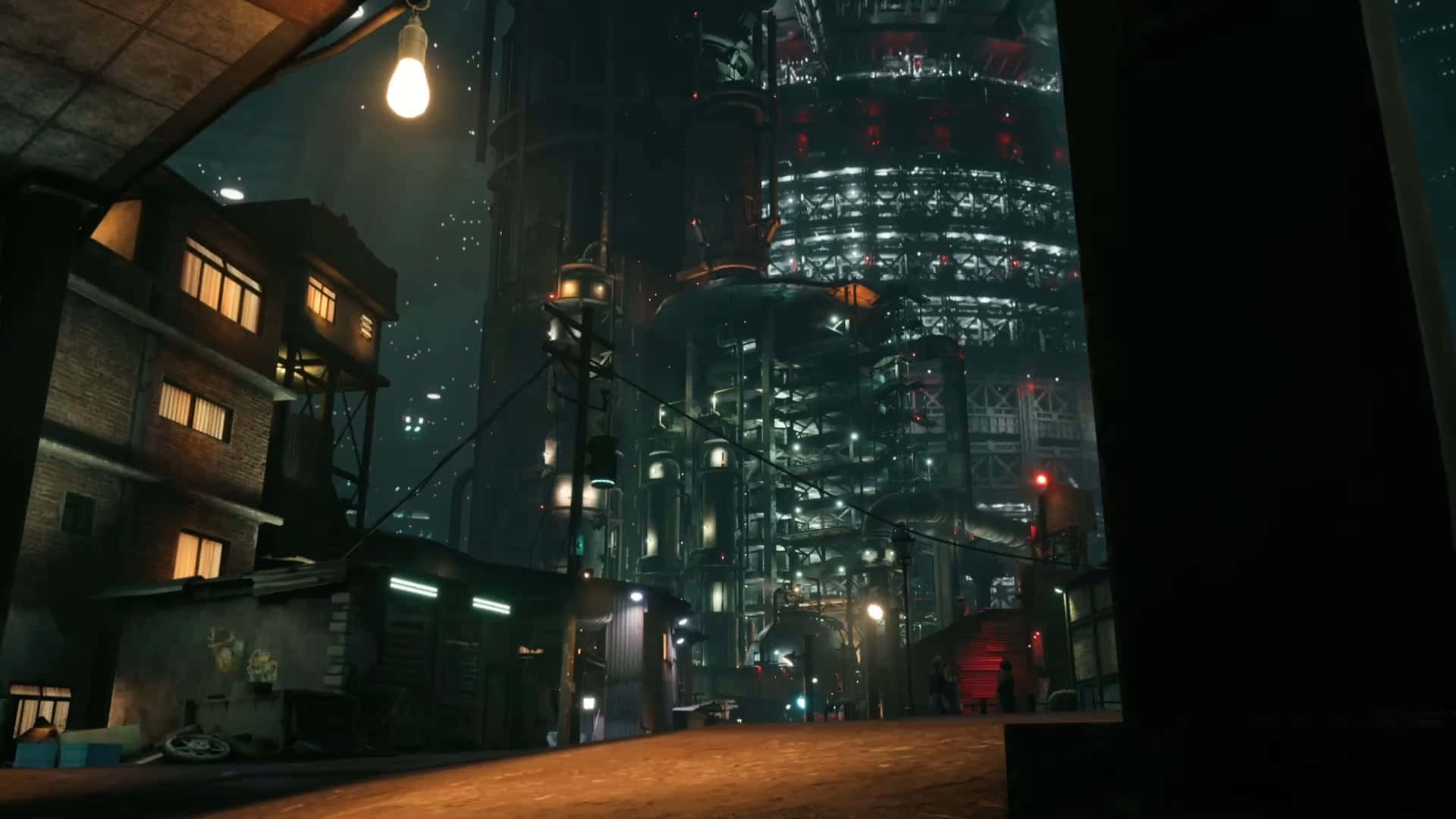 Gotham City Nacht Scene Arkham City Achtergrond