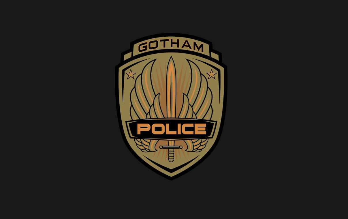 Gotham City Police Department Building in the Night Wallpaper