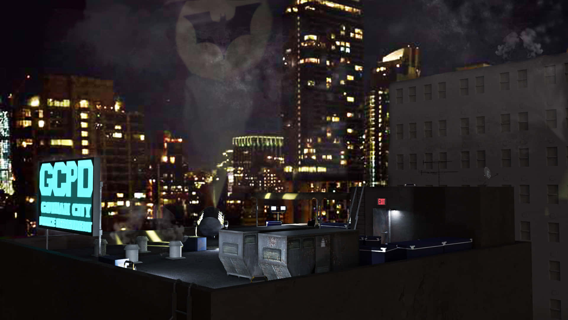 Gotham City Police Department Building Wallpaper