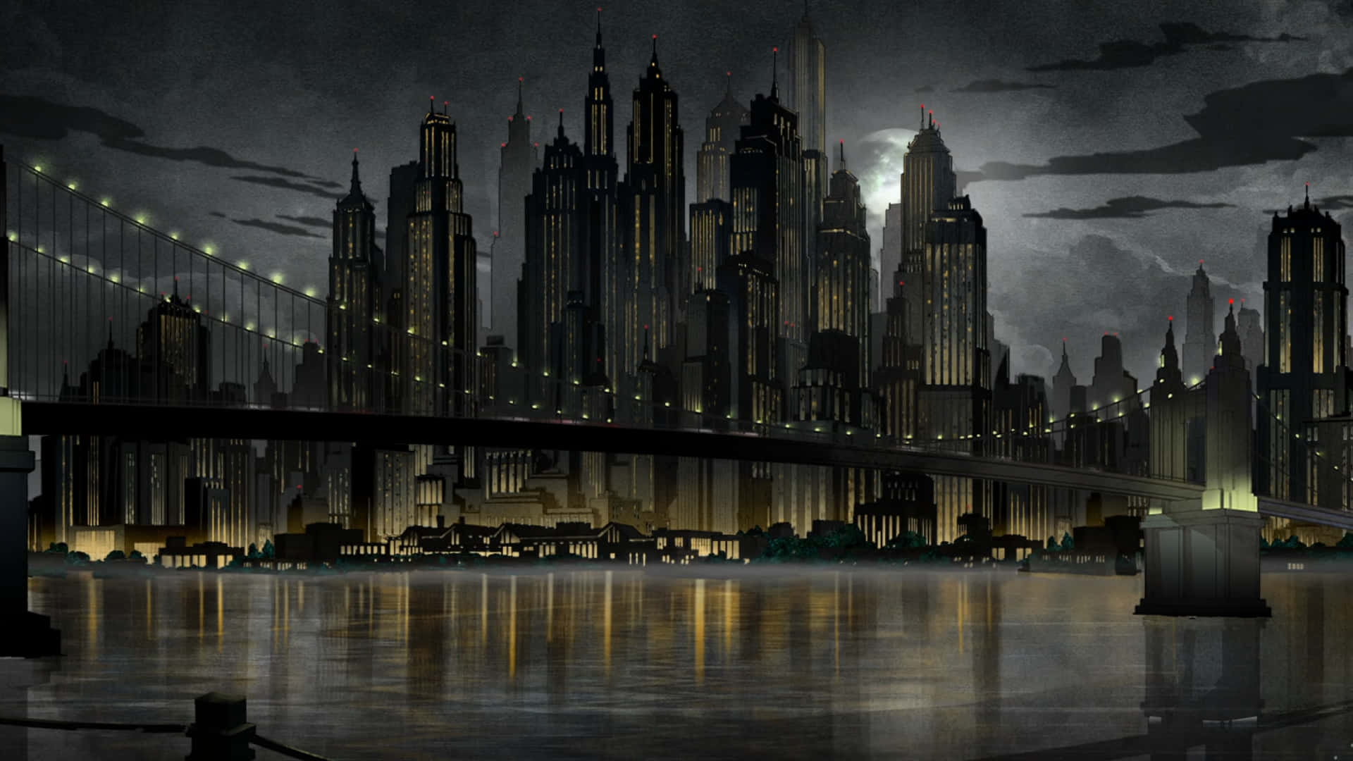 Välkommentill Den Pulserande Storstaden Som Är Gotham City. Wallpaper
