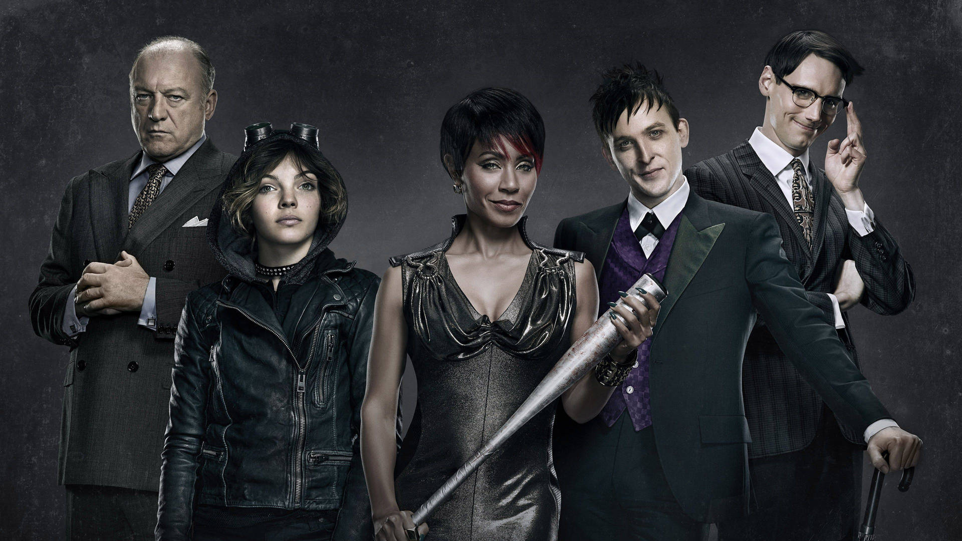 Gotham Villains Group Photograph Wallpaper