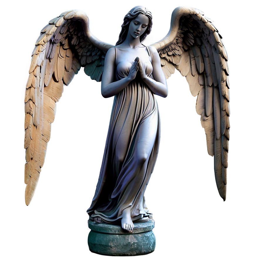 Gothic Angel Sculpture Png Qdi PNG