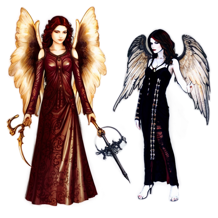 Gothic Angels Png 06202024 PNG