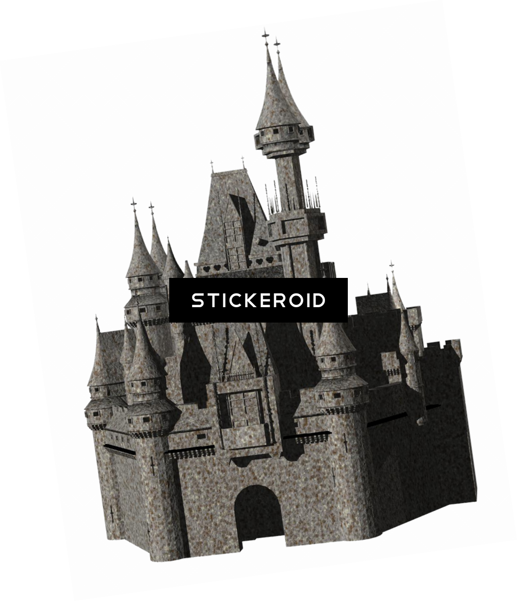 Gothic Castle Silhouette PNG