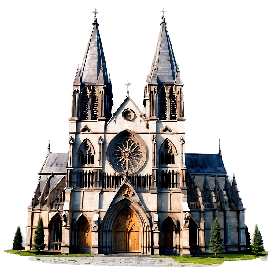 Gothic Cathedral Building Png 25 PNG