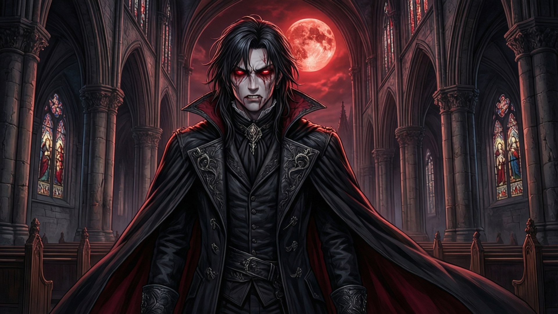 Gotisk katedralvampyr Bakgrunner