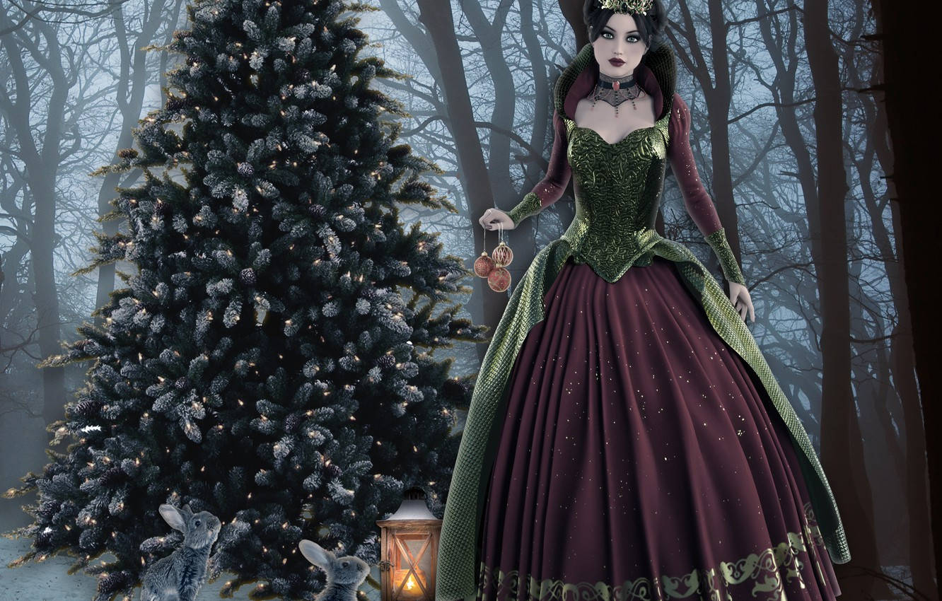 Celebrate a Gothic Christmas this season! Wallpaper