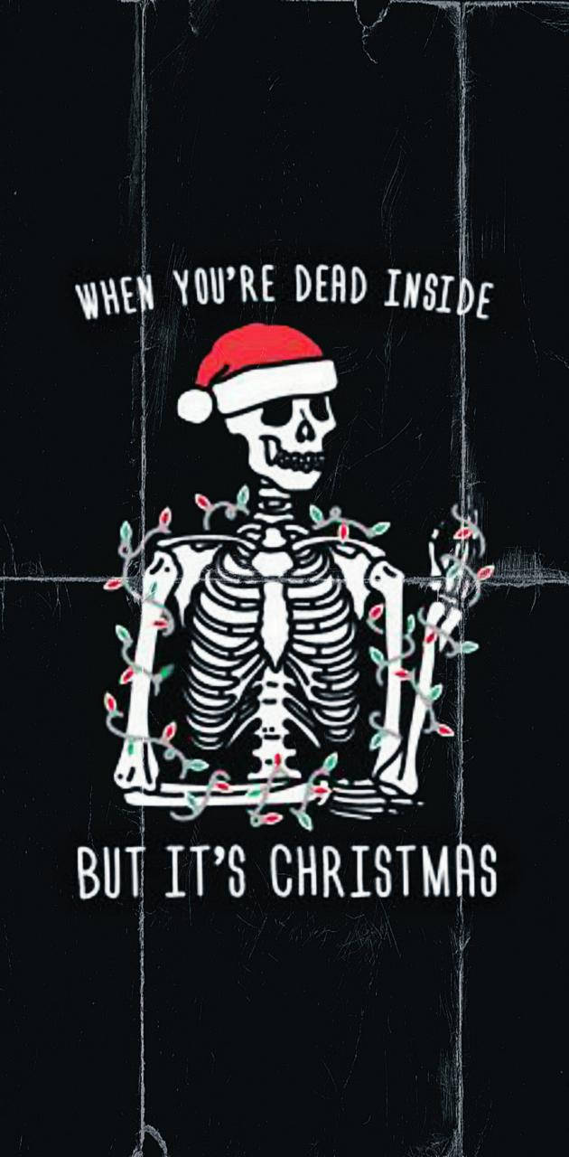 Hilarious Gothic Christmas Wallpaper