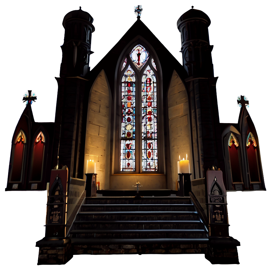 Gothic Church Altar Png Wrh PNG