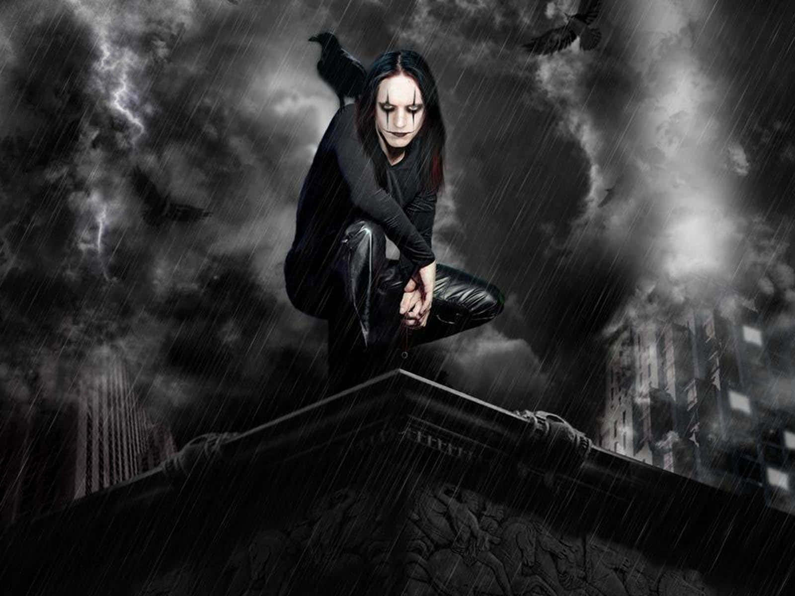 Gothicdator Bakgrundsbild The Crow. Wallpaper