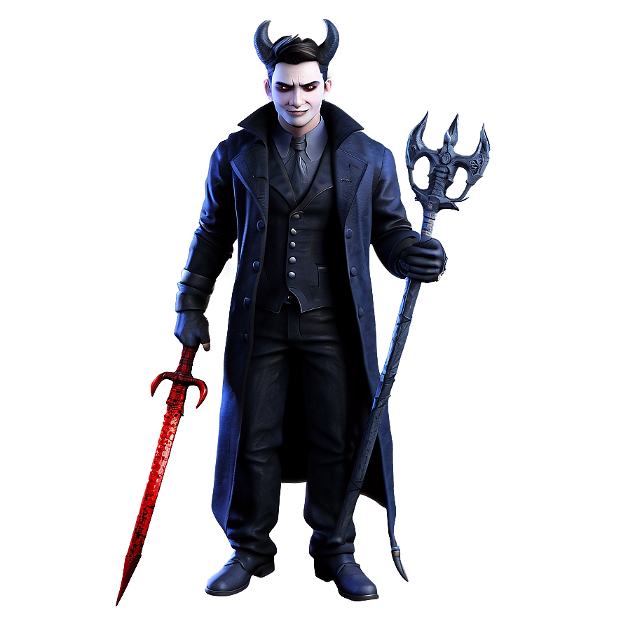Gothic Devil Artwork Png Mxa PNG